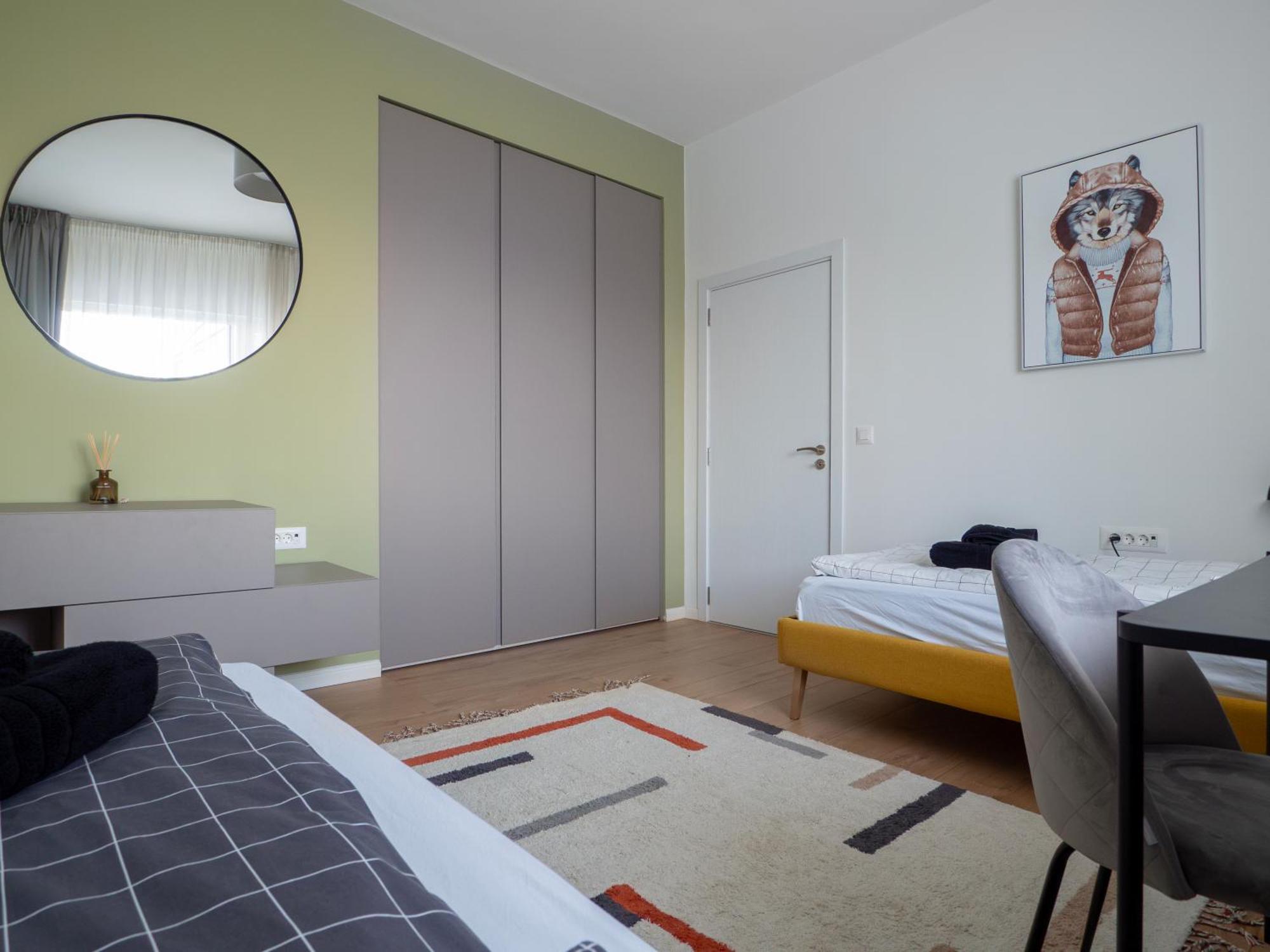 Central Apartment Parking Two Bedrooms Sky Terrace Sofia Exterior foto